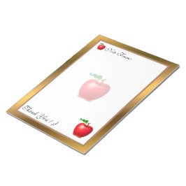 Goud Matig fruit Voeg Jouw tekst toe Notitieblok