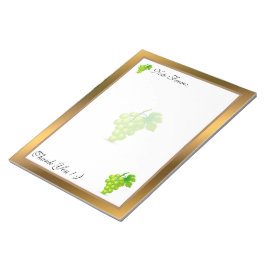 Goud Matig fruit Voeg Jouw tekst toe Notitieblok