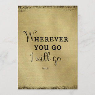 Goud met bijbelversie waar je ook gaat... kaart