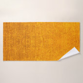 Goud metaal geborsteld ondergrond of textuur van b badhanddoek (Badhanddoek)