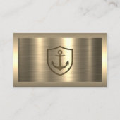 Goud Metallic Achtergrond Visitekaartje (Voorkant)