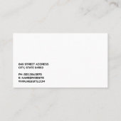 Goud Metallic | Auto Logo Visitekaartje (Achterkant)