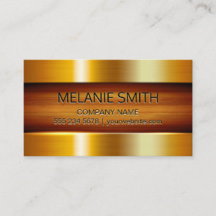 Goud Metallic Chroom Visitekaartje