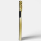 Goud Metallic Dripping Glitter Stijlvol Case-Mate iPhone Case (Achterkant / Rechts)