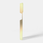 Goud metallisch aangepast monogram iPhone 14 Hoesj iPhone Hoesje (Rechterkant)