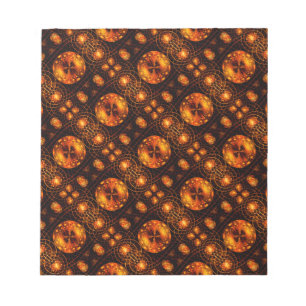 Goud Moderne Boho Elegante Abstracte Kunst Patroon Notitieblok
