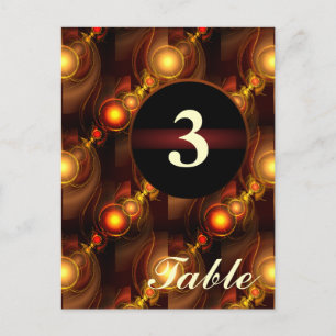 Goud Moderne Boho Elegante Abstracte Kunstpatroon Briefkaart
