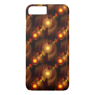 Goud Moderne Boho Elegante Abstracte Kunstpatroon iPhone 8 Plus / 7 Plus Hoesje