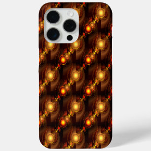Goud Moderne Boho Elegante Abstracte Kunstpatroon iPhone 15 Pro Max Hoesje