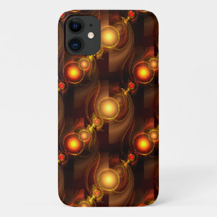 Goud Moderne Boho Elegante Abstracte Kunstpatroon iPhone 11 Hoesje