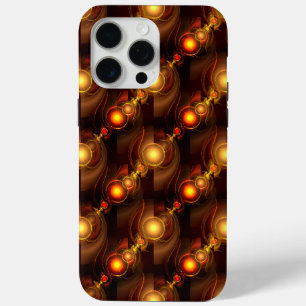 Goud Moderne Boho Elegante Abstracte Kunstpatroon iPhone 15 Pro Max Hoesje