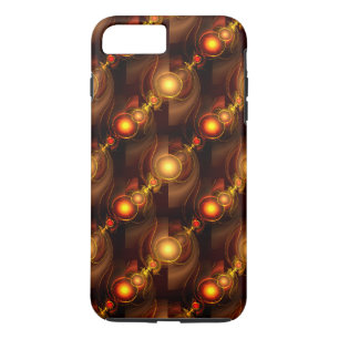 Goud Moderne Boho Elegante Abstracte Kunstpatroon iPhone 8 Plus / 7 Plus Hoesje