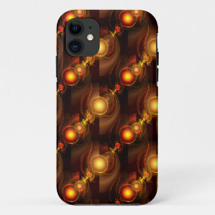 Goud Moderne Boho Elegante Abstracte Kunstpatroon iPhone 11 Hoesje