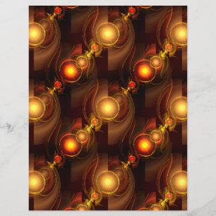 Goud Moderne Boho Elegante Abstracte Kunstpatroon Flyer