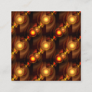 Goud Moderne Boho Elegante Abstracte Kunstpatroon Informatiekaartje