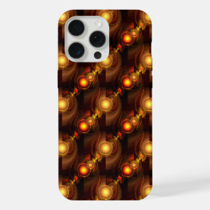 Goud Moderne Boho Elegante Abstracte Kunstpatroon iPhone 15 Pro Max Hoesje