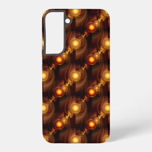 Goud Moderne Boho Elegante Abstracte Kunstpatroon Samsung Galaxy Hoesje