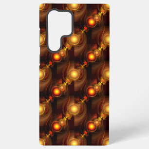 Goud Moderne Boho Elegante Abstracte Kunstpatroon Samsung Galaxy Hoesje