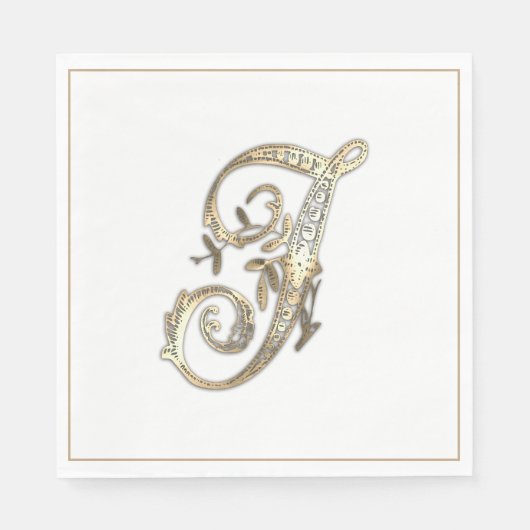 Goud Monogram J Servet (Voorkant)