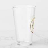 Goud monogram S Glas (Rechts)