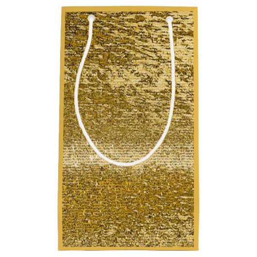 Goud mozaïekpatroon klein cadeauzakje (Voorkant)