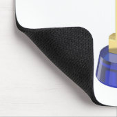 Goud nummer één trofee muismat (Hoek)