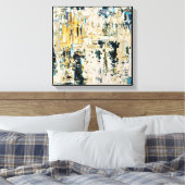 Goud onder grind - canvasafdruk canvas afdruk (Insitu (Slaapkamer))