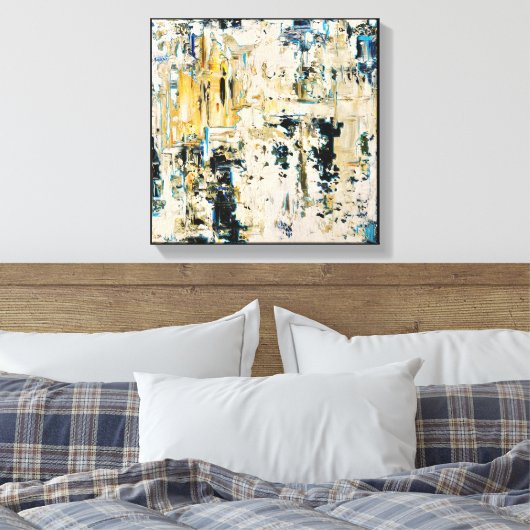 Goud onder grind - canvasafdruk canvas afdruk (Insitu (Slaapkamer))