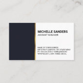 Goud Onroerend Goed Logo Visitekaartje (Achterkant)