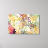 Goud Oranje leder van Herfst op ontkoppeling Canvas Afdruk (Voorkant)