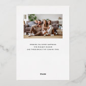 Goud Ornament Prettige feestdagen (Achterkant)