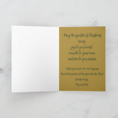 " Goud Ornament" Vakantie Kaart (Binnen)