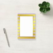 Goud Paars Stripe witte streep schoon Post-it® Notes (Kantoor)