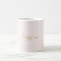 Goud & Pastel Kleur Calligrafie Elegante Gewone Na