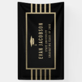 Goud Pet - EDITABLE KLEUR Afstuderen - banner (Verticaal)