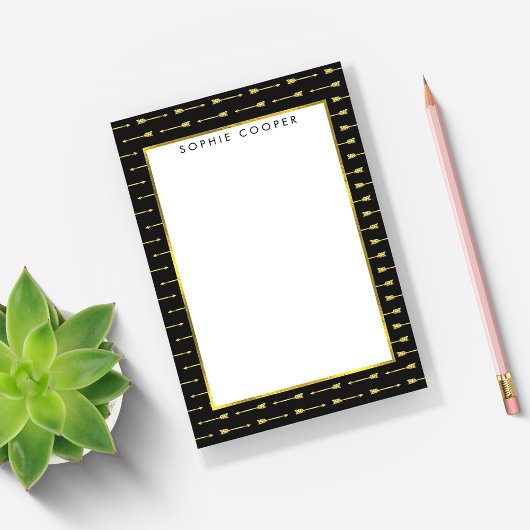 Goud pijlen Aangepaste notities Post-it® Notes
