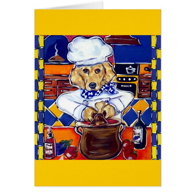 Goud Retriever Chef (Voorkant)