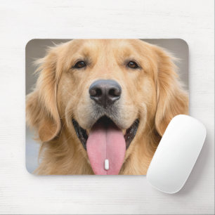 Goud Retriever met een Pil Muismat