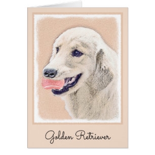 Goud Retriever met Tennisbal Schilderij Hond Kunst