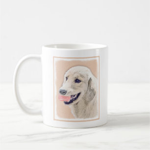 Goud Retriever met Tennisbal Schilderij Honden Kun Koffiemok