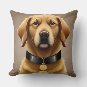 Goud Retriever Portret Kussen