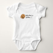 goud retriever romper (Voorkant)