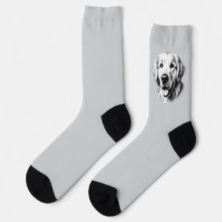 Goud Retriever tekenen Sokken