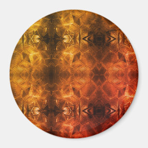 Goud Rode Glans Elegante Getextureerde Glas Look M Magneet