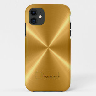 Goud roestvrij staal iPhone 11 hoesje