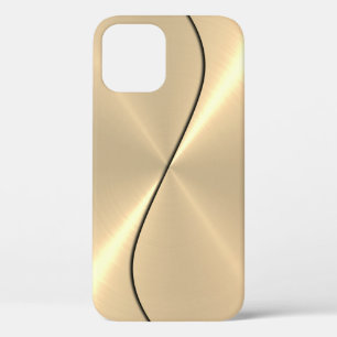 Goud roestvrij staal iPhone 12 pro hoesje