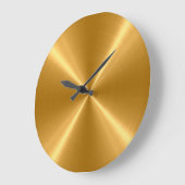 Goud roestvrij staal grote klok (Hoek)