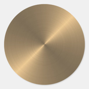 Goud Ronde Sticker