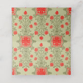  Goud Rood Bloemen Etsen Plaatskaarten (Binnenkant ongevouwen)