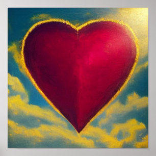 Goud Rood Poster
